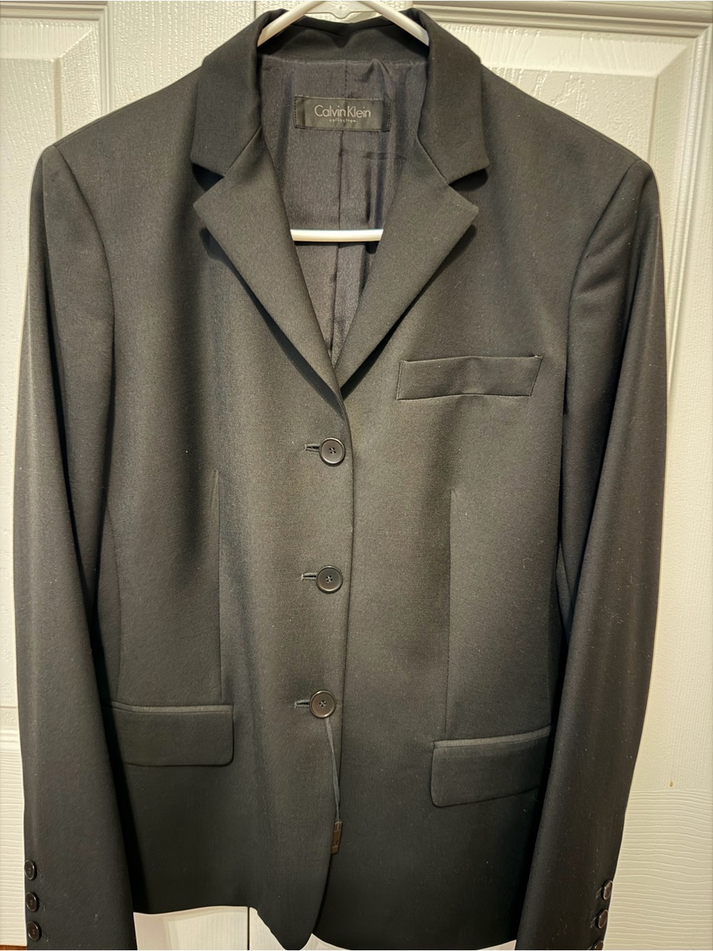 Calvin Klein Collection Black Women's Single-Breasted Blazer